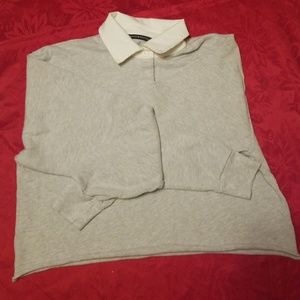 Brandy Melville gray crop sweater